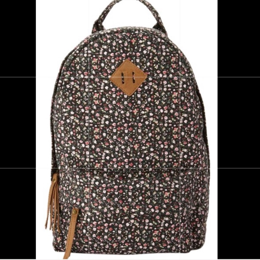 floral backpack